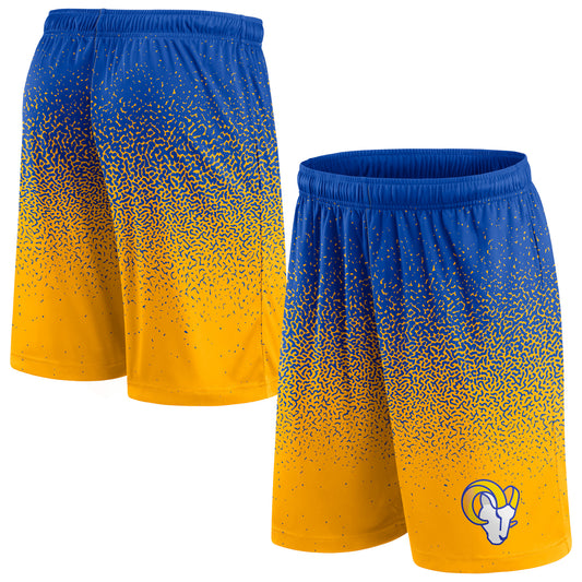 Men's Fanatics Royal/Gold Los Angeles Rams Ombre Shorts