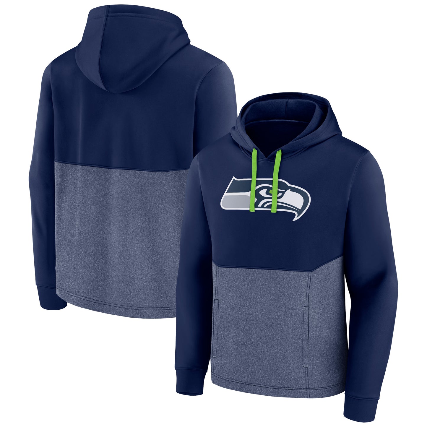 Men's Fanatics College Navy Seattle Seahawks Winter Camp Pullover Hoodie