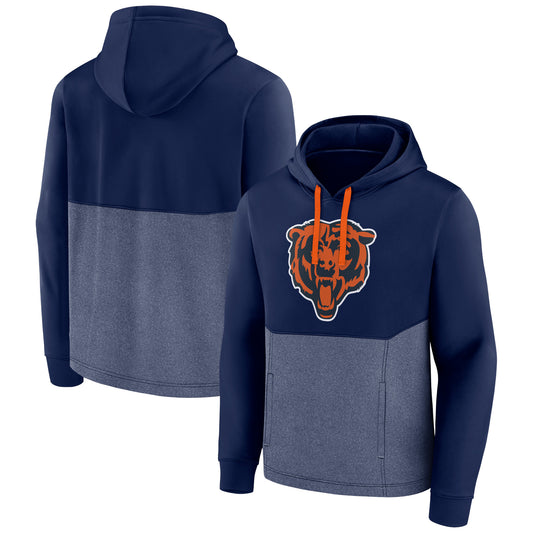 Men's Fanatics Navy Chicago Bears Winter Camp Pullover Hoodie