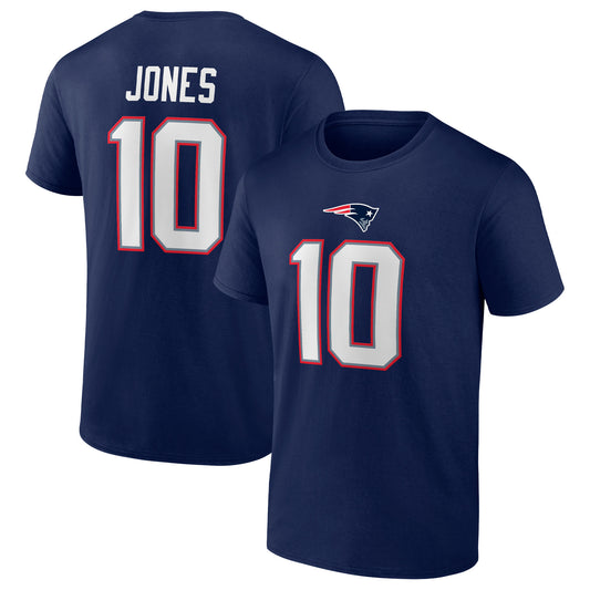 Men's Fanatics Mac Jones Navy New England Patriots Athletic Coordinator T-Shirt