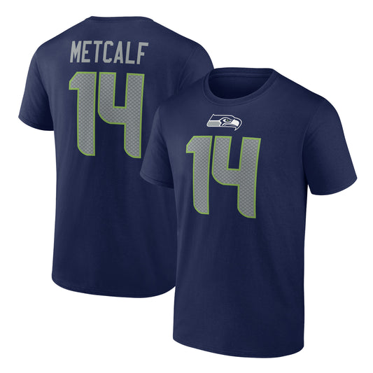 Men's Fanatics DK Metcalf College Navy Seattle Seahawks Athletic Coordinator T-Shirt