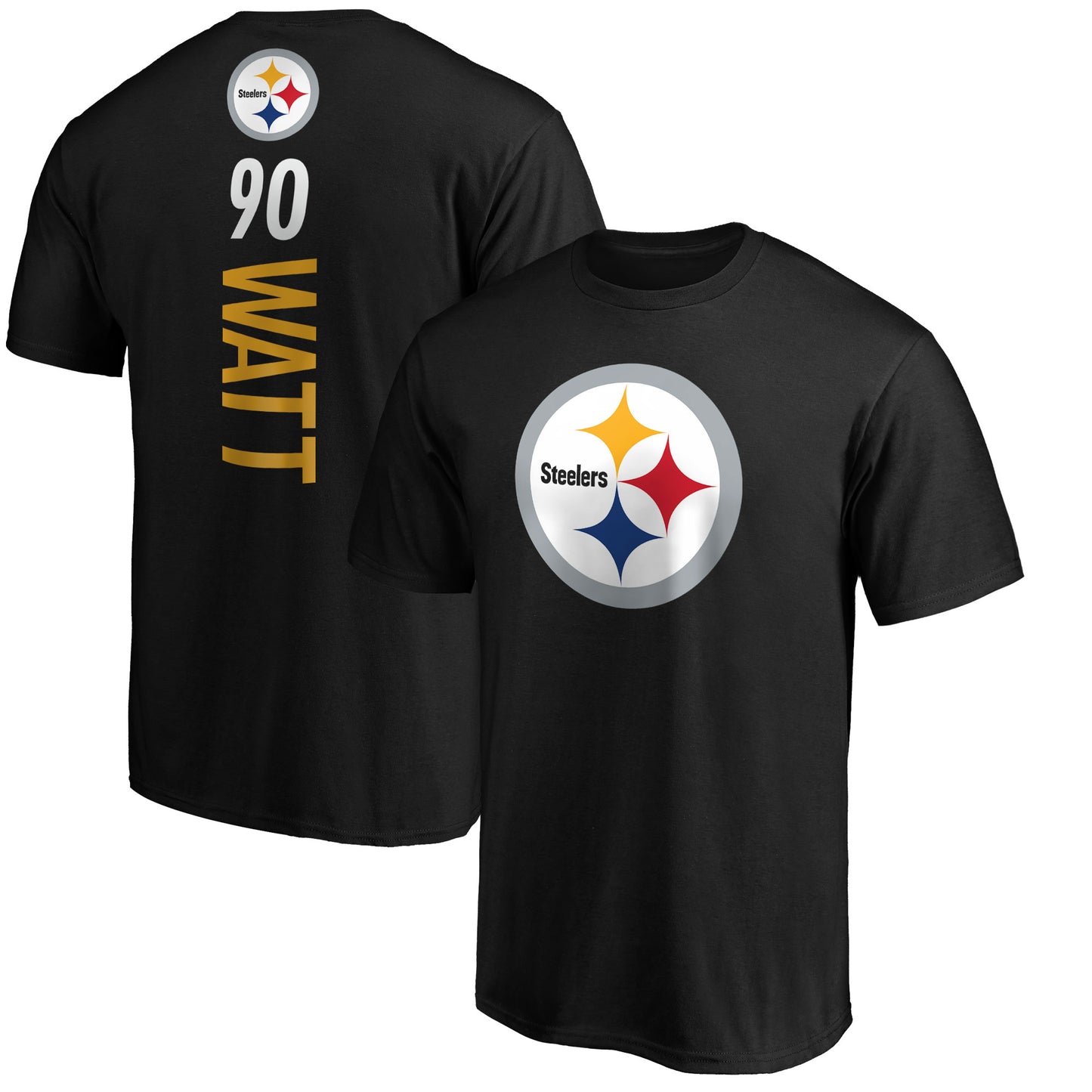 Men's T.J. Watt Black Pittsburgh Steelers Playmaker T-Shirt