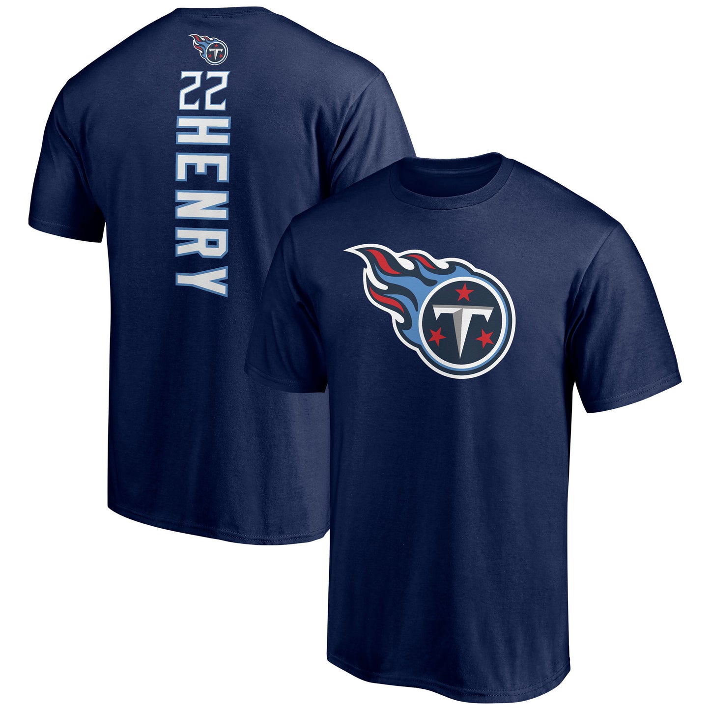 Men's Derrick Henry Navy Tennessee Titans Playmaker T-Shirt