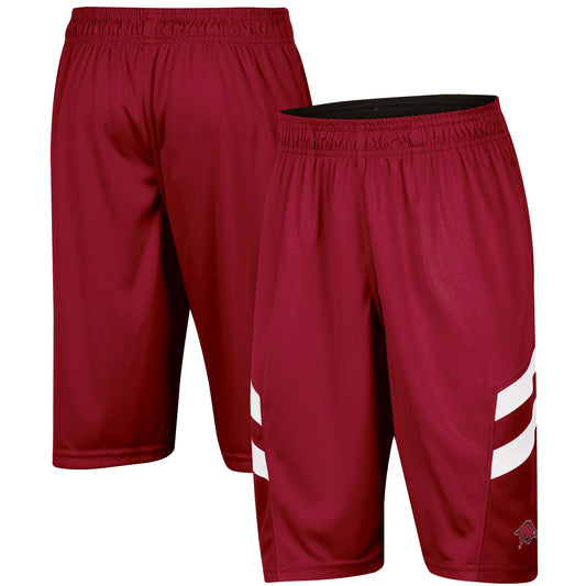 Youth Russell Cardinal Arkansas Razorbacks Logo Training Shorts