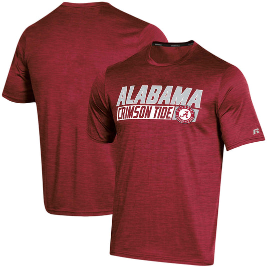 Men's Russell Crimson Alabama Crimson Tide Digi Static Space-Dye T-Shirt