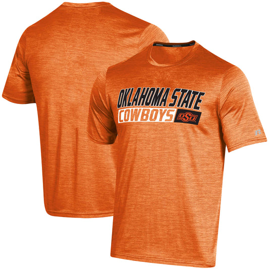 Men's Russell Orange Oklahoma State Cowboys Digi Static Space-Dye T-Shirt