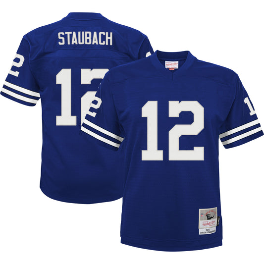 Infant Mitchell & Ness Roger Staubach Navy Dallas Cowboys 1971 Retired Legacy Jersey