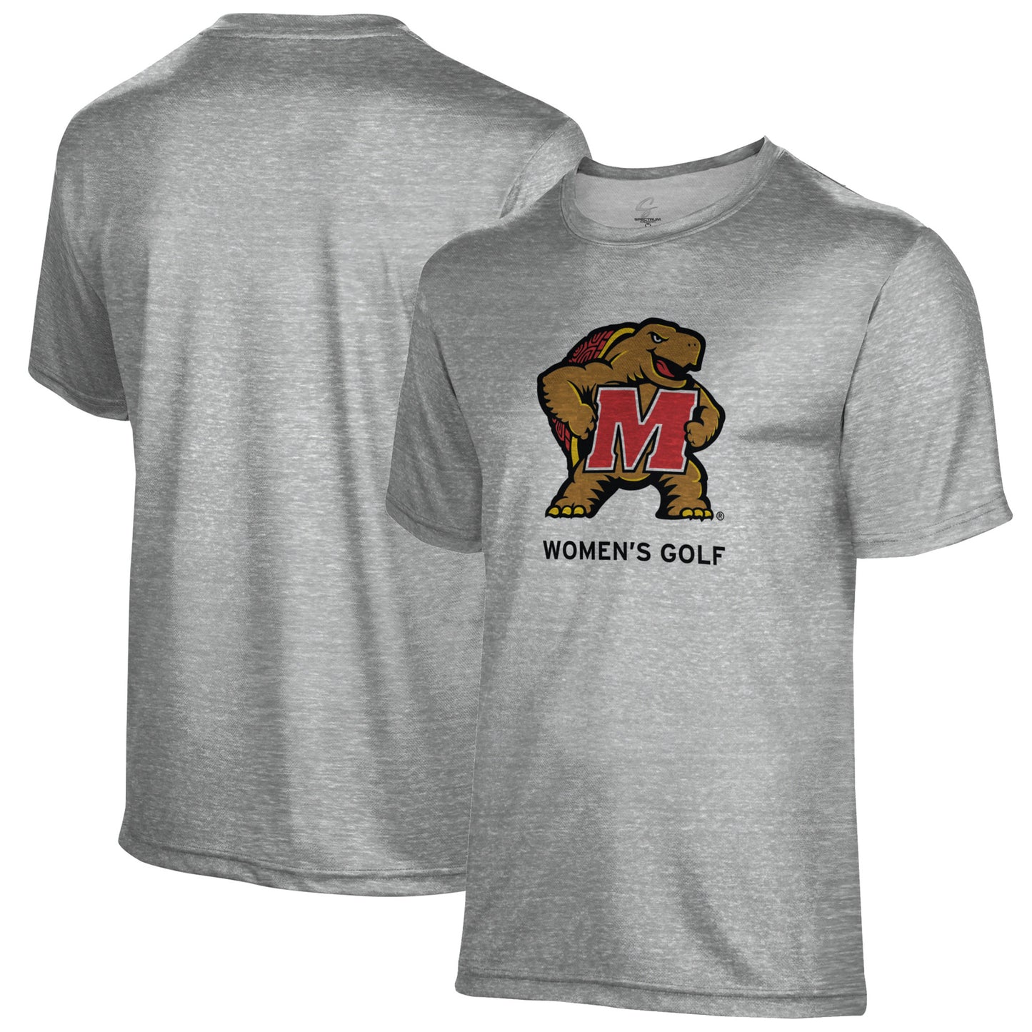 Men's Gray Maryland Terrapins Women's Golf Name Drop T-Shirt