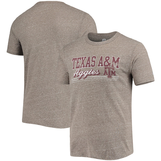 Men's Russell Heathered Charcoal Texas A&M Aggies Tri-Blend T-Shirt