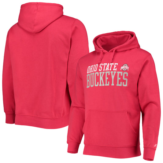 Men's Russell Scarlet Ohio State Buckeyes Team Color Pullover Hoodie