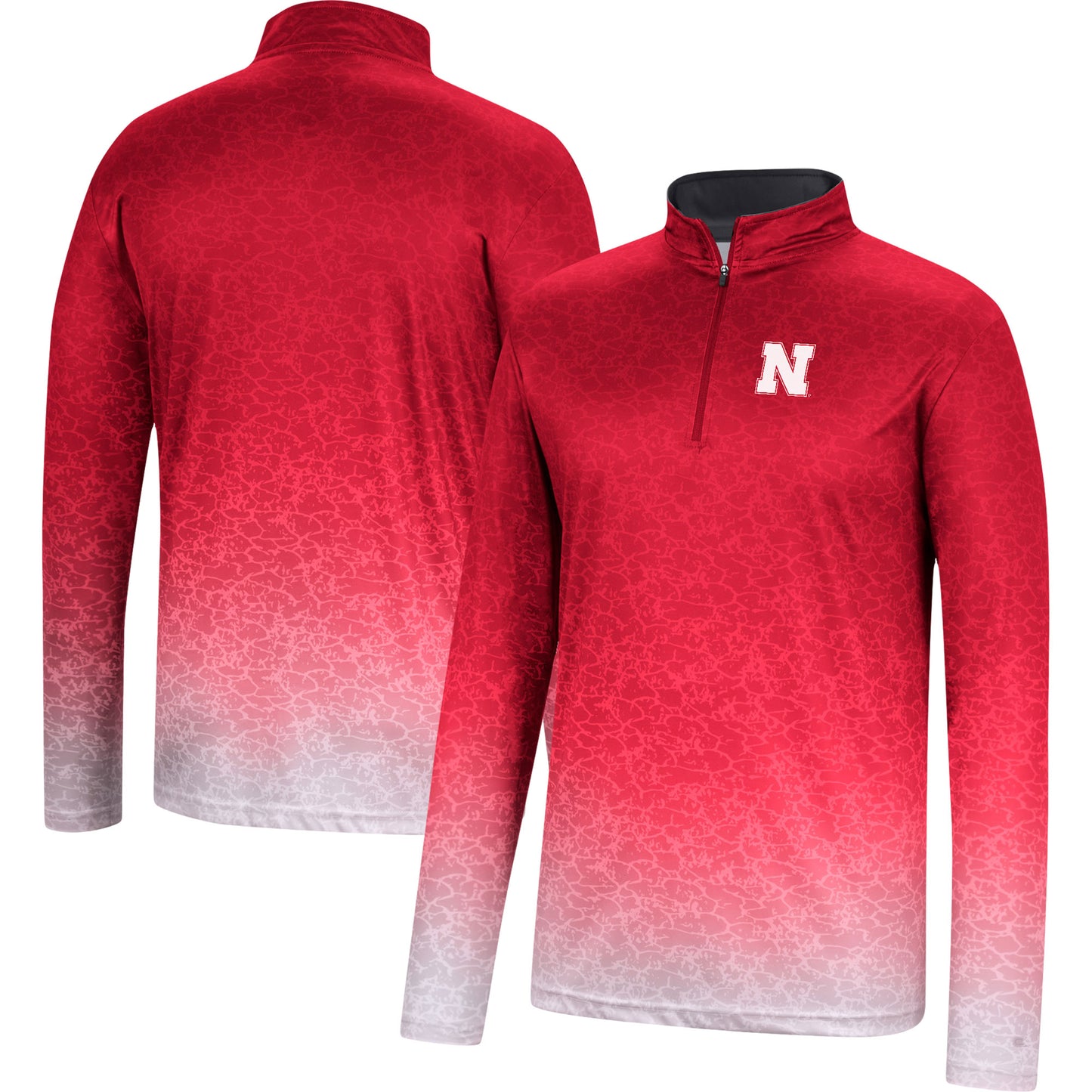 Men's Colosseum Scarlet Nebraska Huskers Walter Quarter-Zip Windshirt