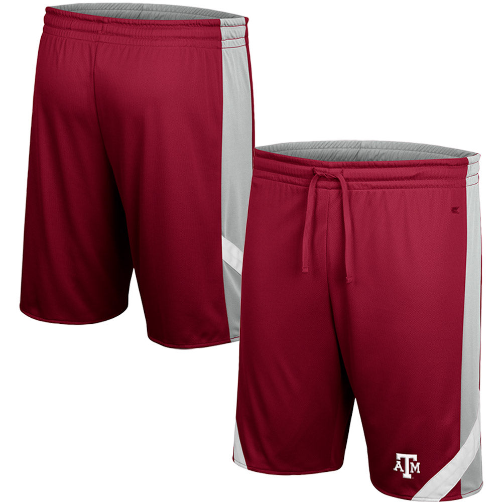 Men's Colosseum Maroon/Gray Texas A&M Aggies Am I Wrong Reversible Shorts