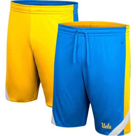 Men's Colosseum Blue/Gold UCLA Bruins Am I Wrong Reversible Shorts