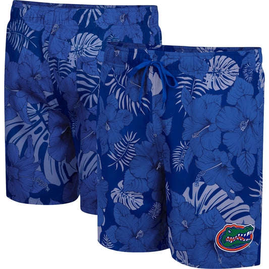 Men's Colosseum Royal Florida Gators The Dude Swim Shorts