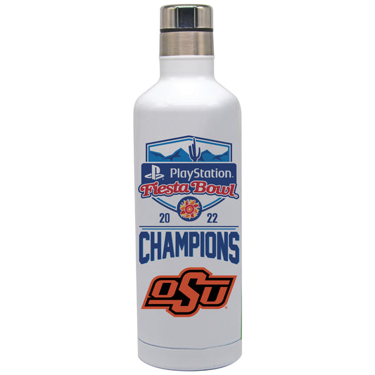 Oklahoma State Cowboys 2022 Fiesta Bowl Champions 16oz. Travel Water Bottle