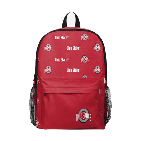 FOCO Ohio State Buckeyes Repeat Logo Backpack