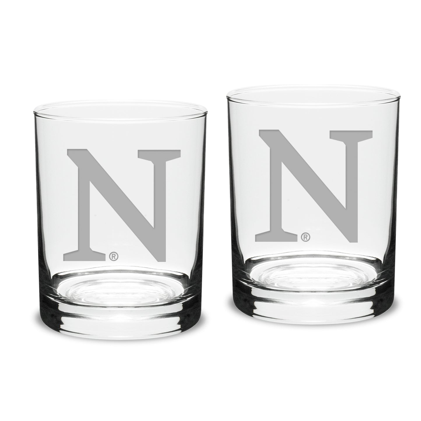 Northwestern Wildcats 14oz. 2-Piece Classic Double Old Fashioned Glass Set