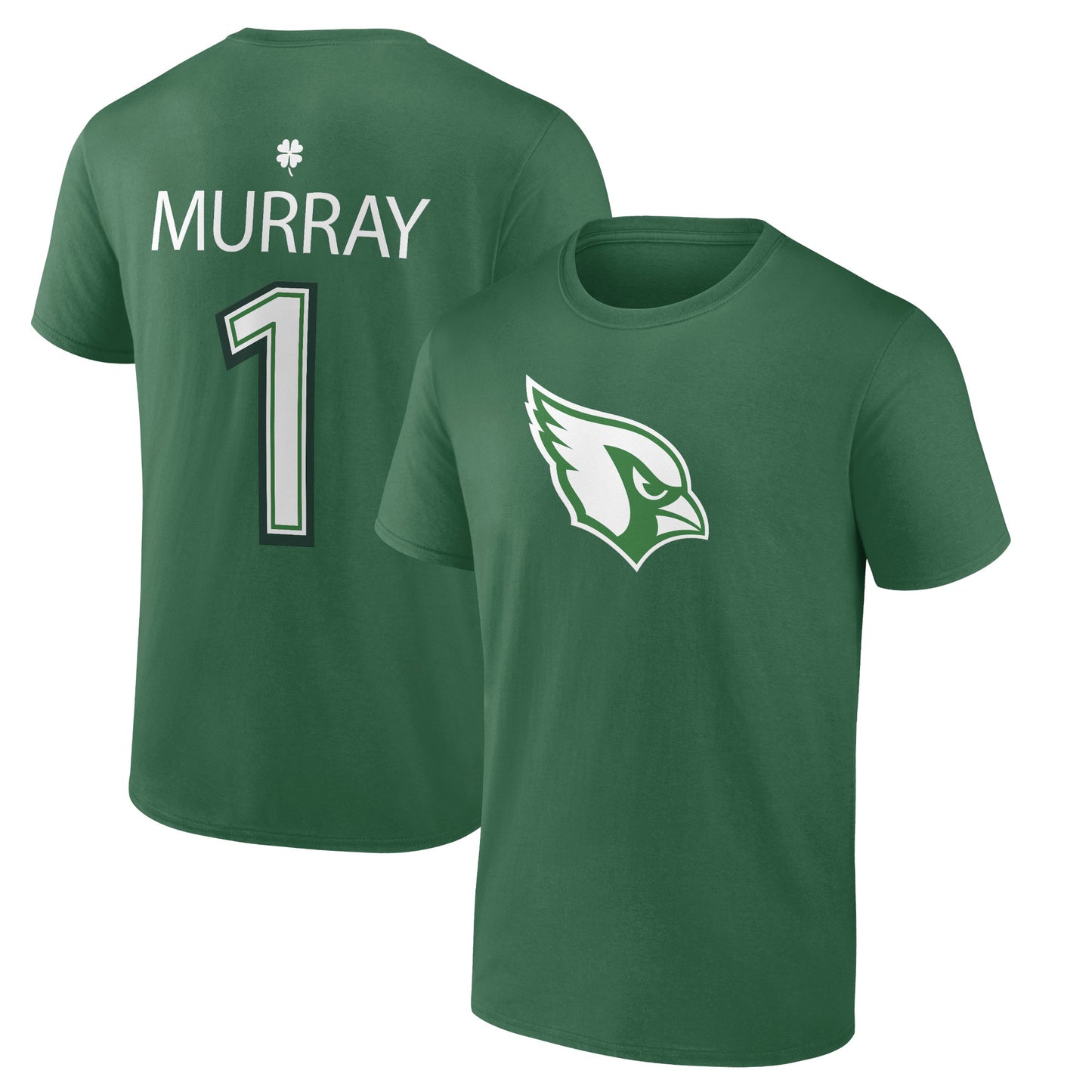 Men's Fanatics Kyler Murray Green Arizona Cardinals St. Patrick's Day Icon Player T-Shirt