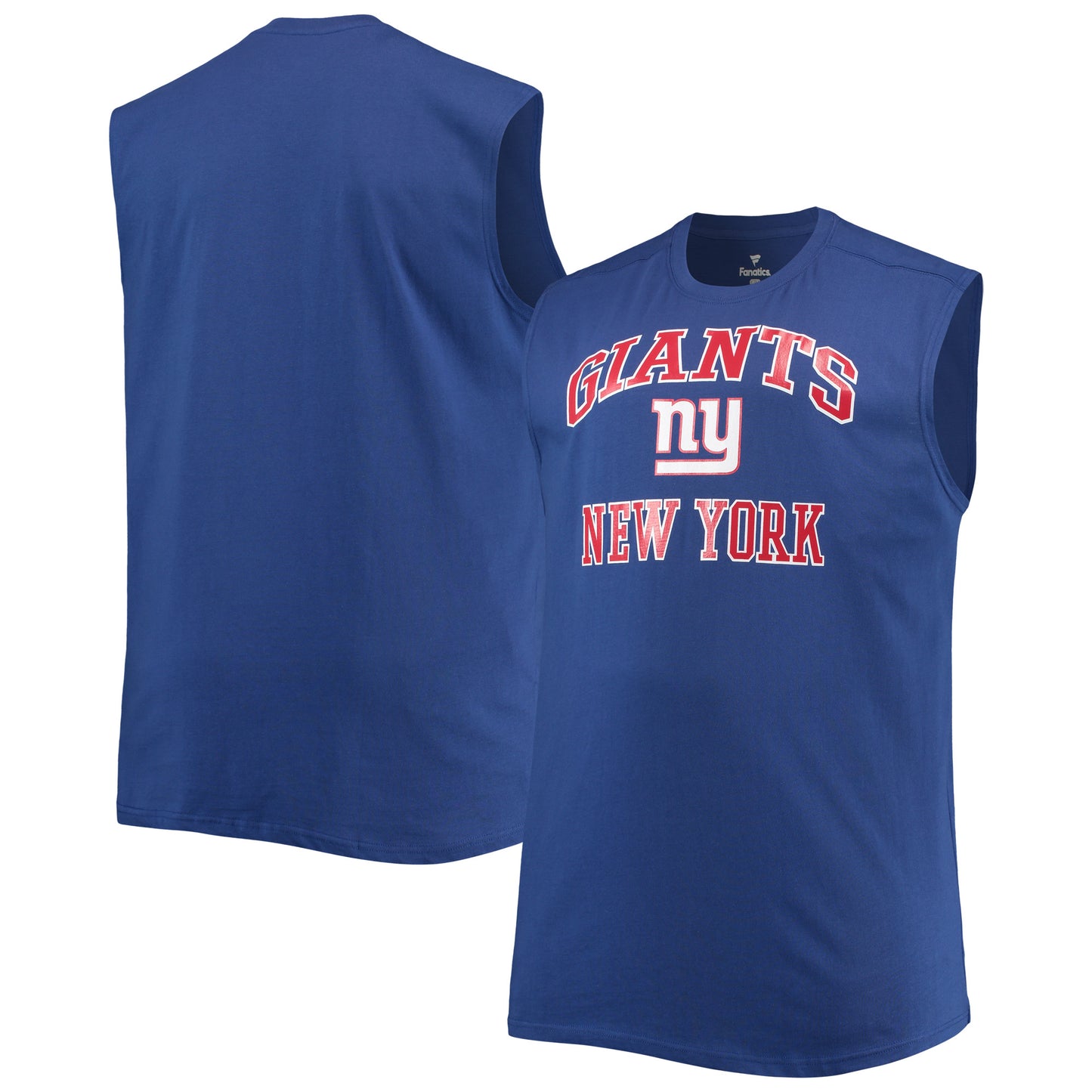 Men's Royal New York Giants Big & Tall Muscle Tank Top