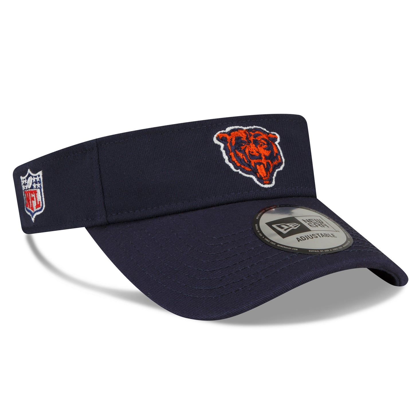 Men's New Era Navy Chicago Bears 2022 Sideline Adjustable Visor