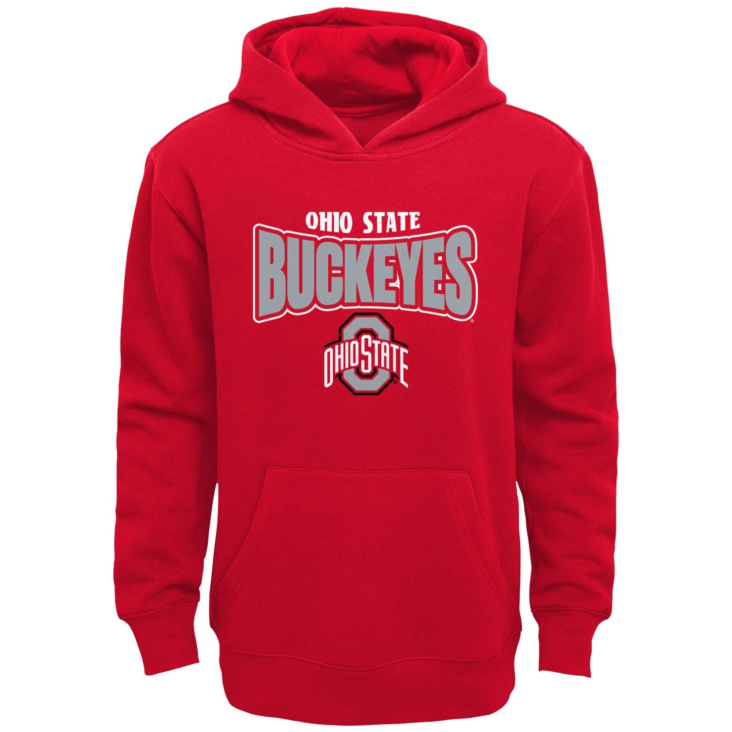 Preschool Scarlet Ohio State Buckeyes Draft Pick Pullover Hoodie