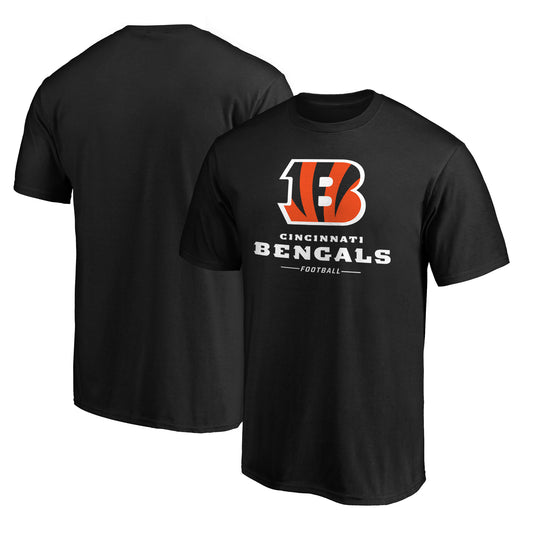 Men's Black Cincinnati Bengals Team Lockup T-Shirt