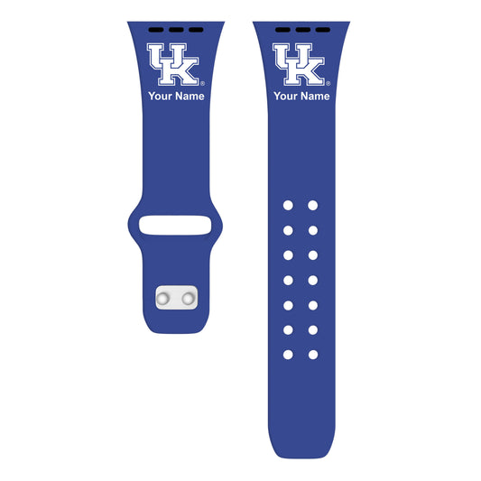 Kentucky Wildcats Personalized Silicone Apple Watch Band