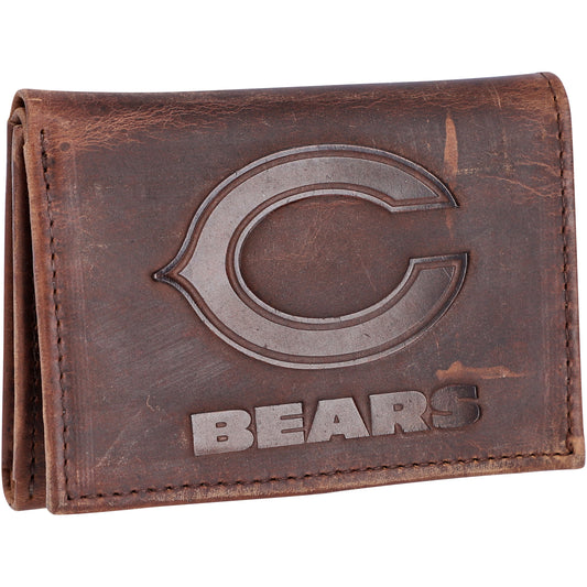 Chicago Bears Leather Team Tri-Fold Wallet