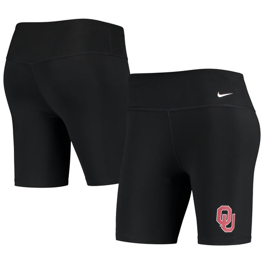 Women's Nike Black Oklahoma Sooners Biker Performance Shorts