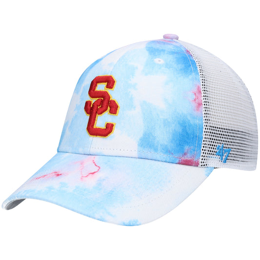 Women's '47 White USC Trojans Casey MVP Trucker Snapback Hat