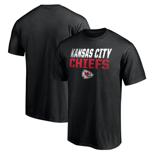 Men's Black Kansas City Chiefs Logo Fade Out T-Shirt