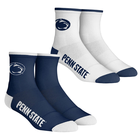 Youth Rock Em Socks Penn State Nittany Lions Core Team 2-Pack Quarter Length Sock Set