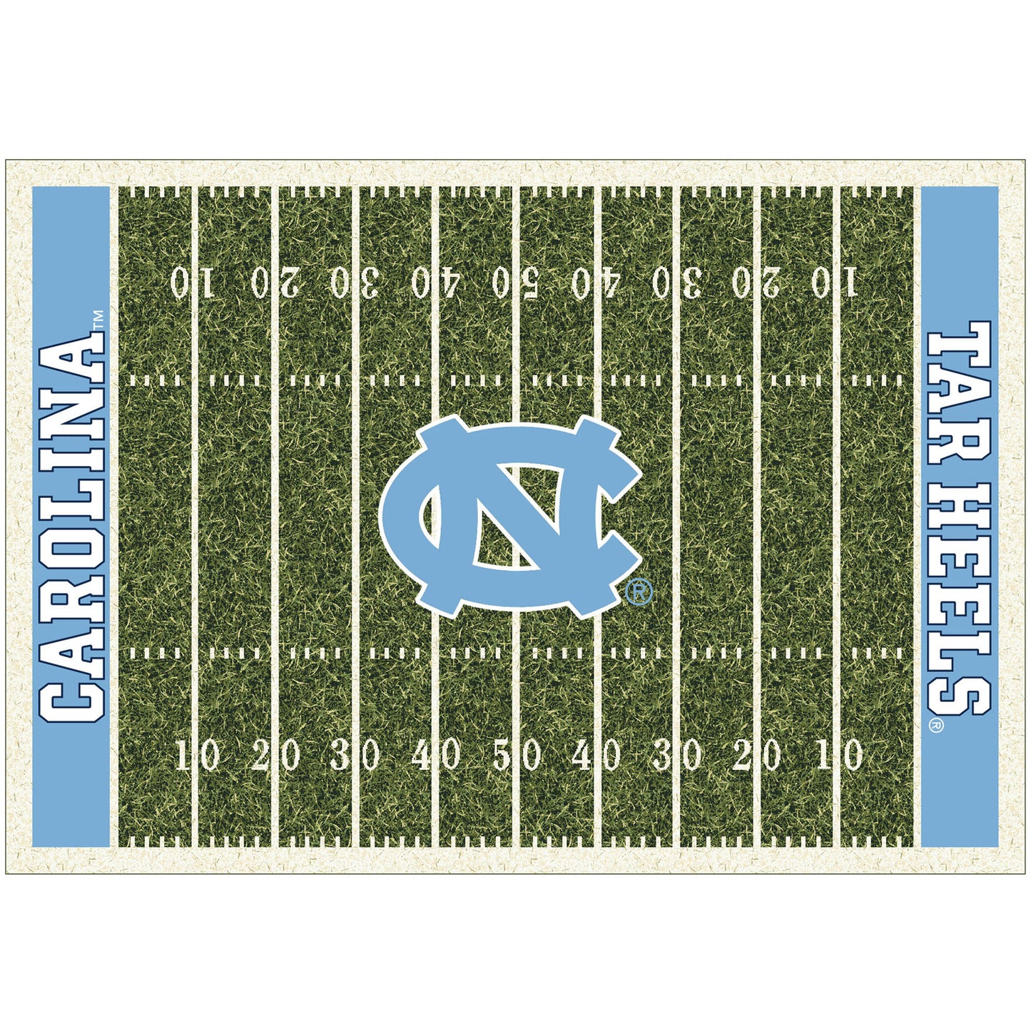 Imperial North Carolina Tar Heels 5'4'' x 7'8'' Home Field Rug