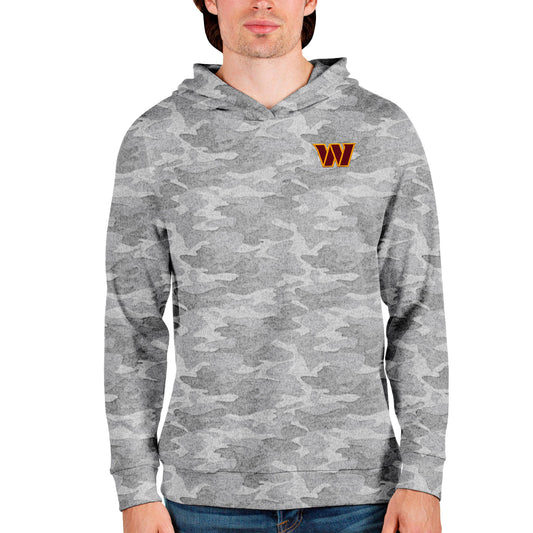 Men's Antigua Camo Washington Commanders Absolute Pullover Hoodie