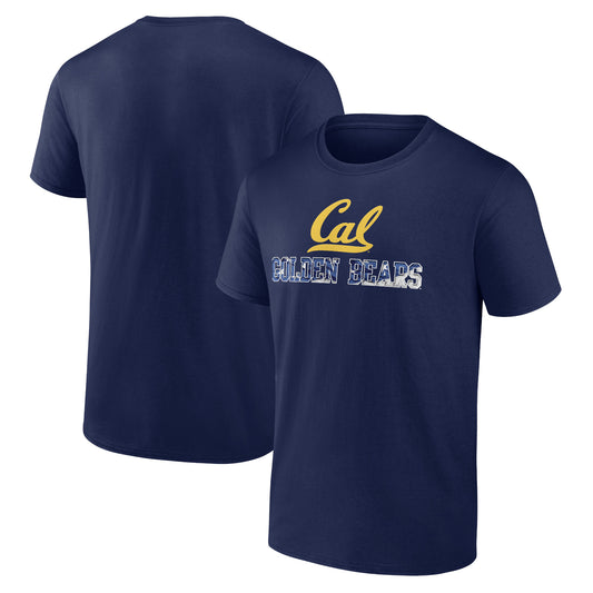 Men's Navy Cal Bears Banner Wave T-Shirt