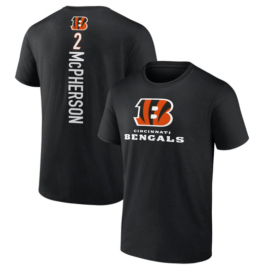 Men's Evan McPherson Black Cincinnati Bengals Playmaker T-Shirt