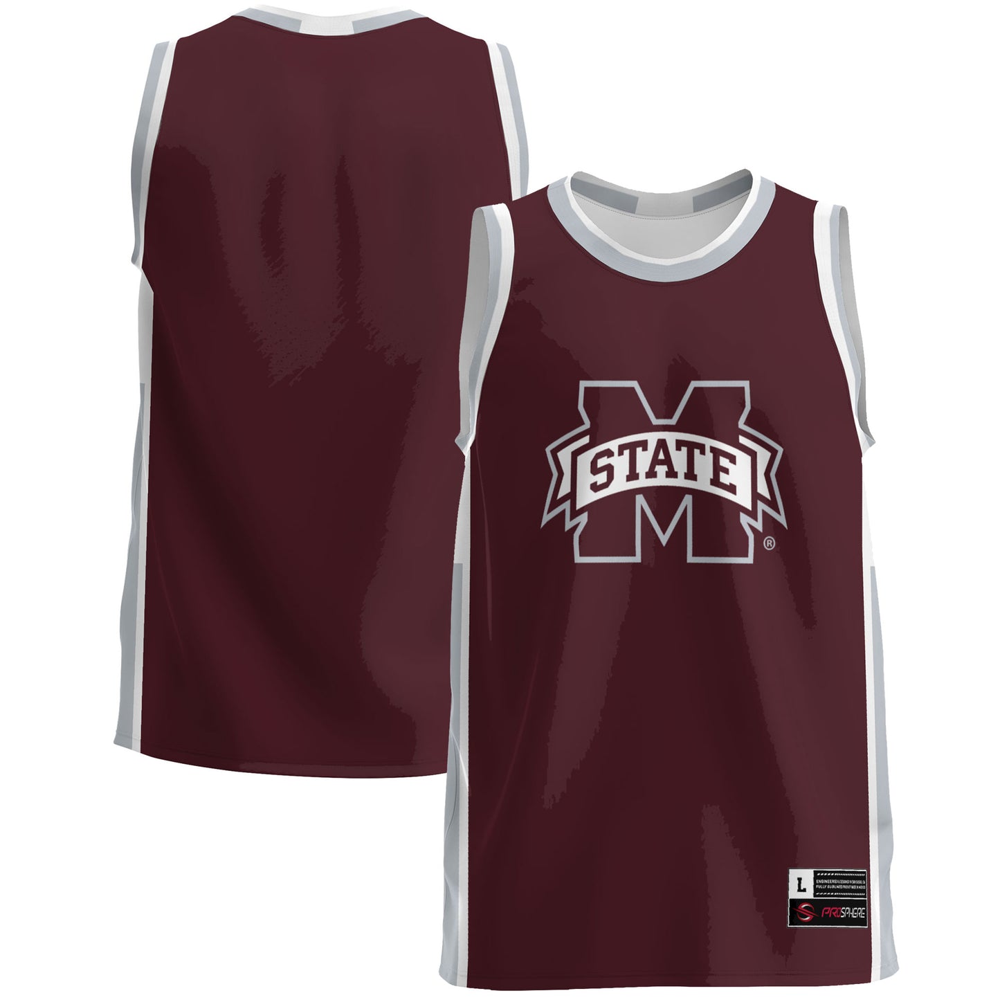 Men's GameDay Greats  Maroon Mississippi State Bulldogs  Lightweight Basketball Jersey