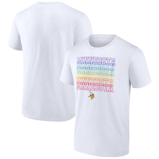 Men's White Minnesota Vikings City Pride T-Shirt