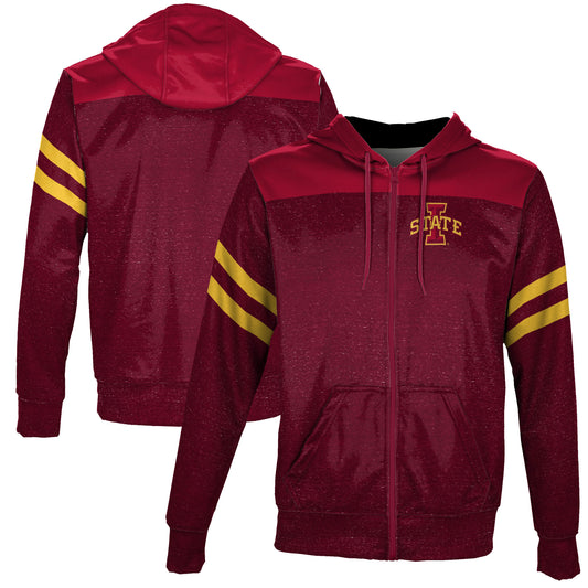 Men's Cardinal Iowa State Cyclones Full-Zip Hoodie