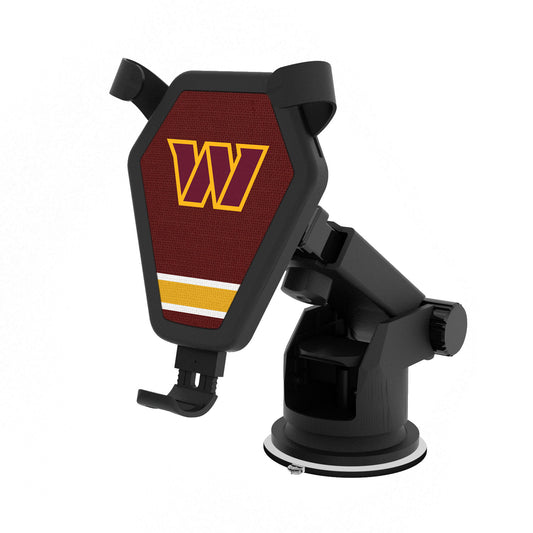 Washington Commanders Stripe Design Wireless Car Charger