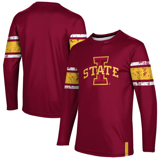 Men's Cardinal Iowa State Cyclones Long Sleeve T-Shirt