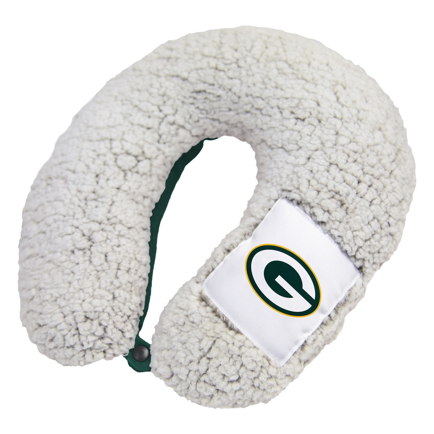 Green Bay Packers Frosty Sherpa Neck Pillow