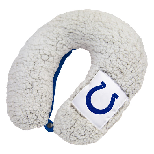 Indianapolis Colts Frosty Sherpa Neck Pillow