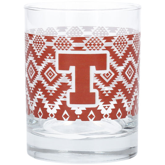 Texas Longhorns 14oz. Heritage Rocks Glass