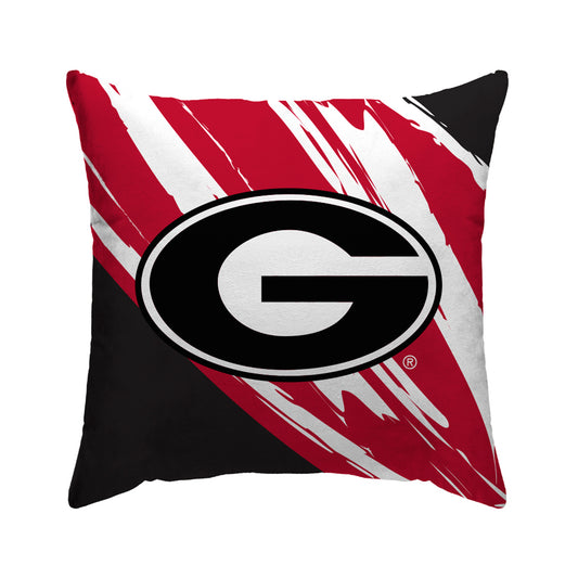 Georgia Bulldogs 18'' x 18'' Retro Jazz Poly Span Décor Pillow