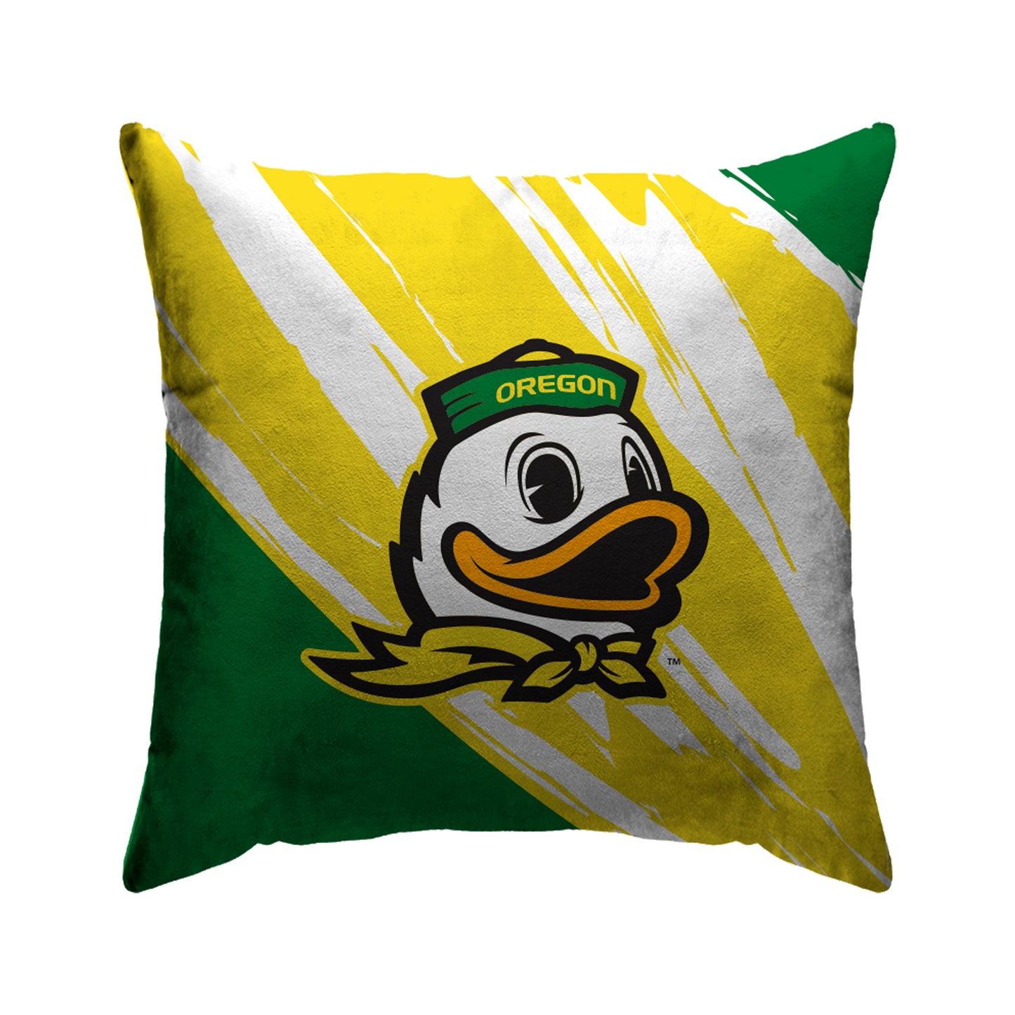 Oregon Ducks 18'' x 18'' Retro Jazz Poly Span Décor Pillow