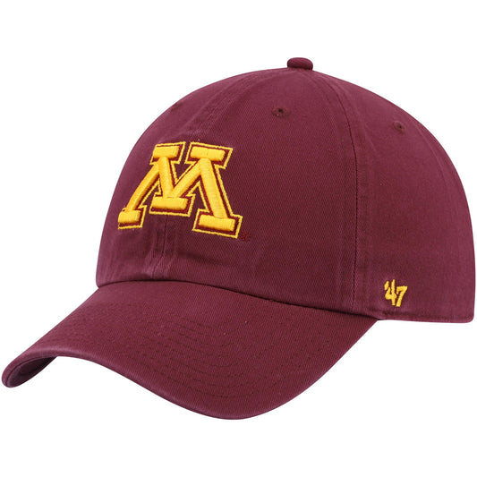 Men's '47 Maroon Minnesota Golden Gophers Clean Up Adjustable Hat