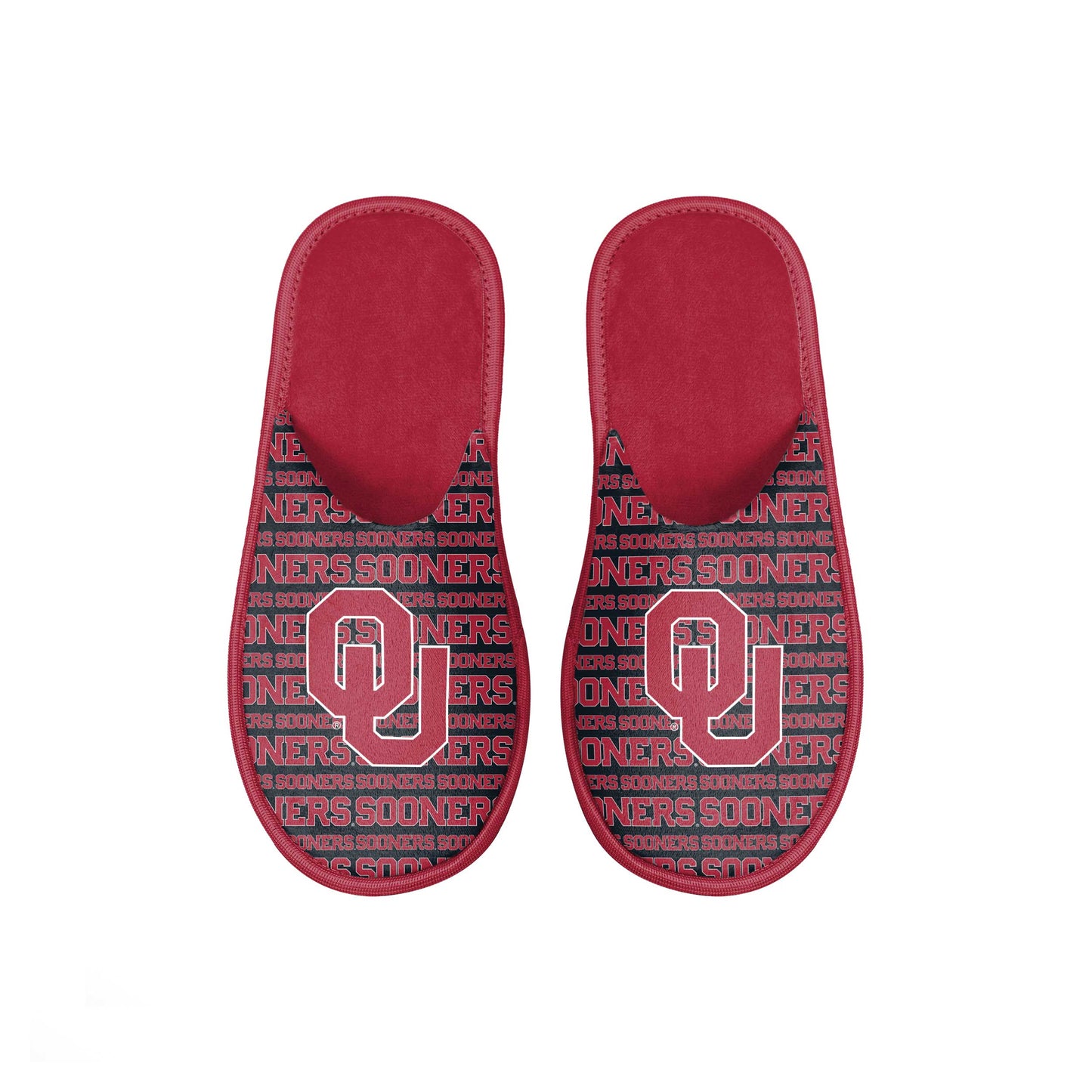 Youth FOCO Oklahoma Sooners Scuff Wordmark Slide Slippers