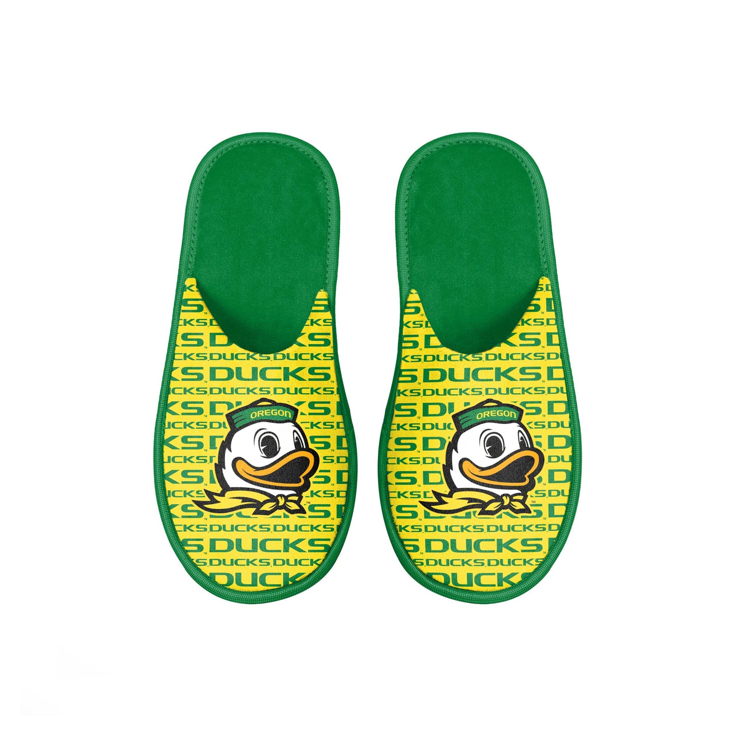 Youth FOCO Oregon Ducks Scuff Wordmark Slide Slippers