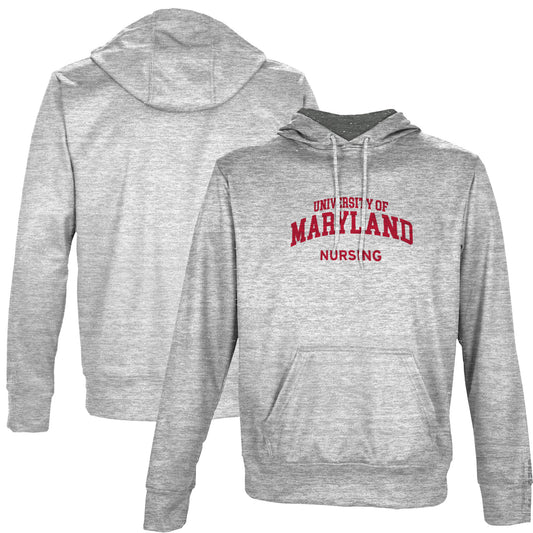 Men's ProSphere Gray Maryland Terrapins Nursing Name Drop Pullover Hoodie